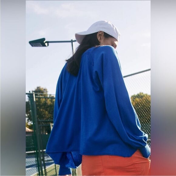 Free People Movement Reflect Layer Long Sleeve Tee in Midatlantic Small - Picture 6 of 7